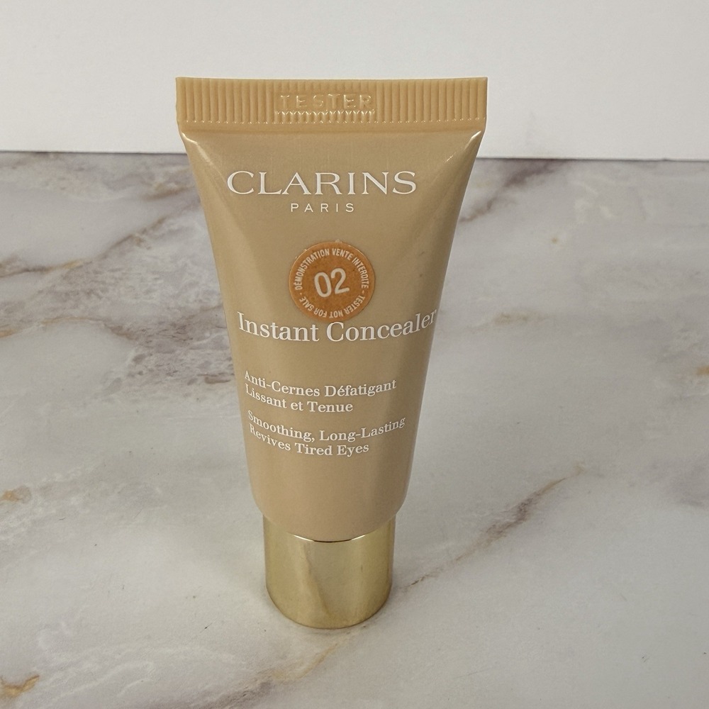 Clarins Instant Concealer #02 -‎ Full Size 15mL / 0.5 Oz.